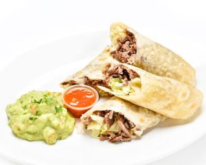 Burritos de machaca o carne asada